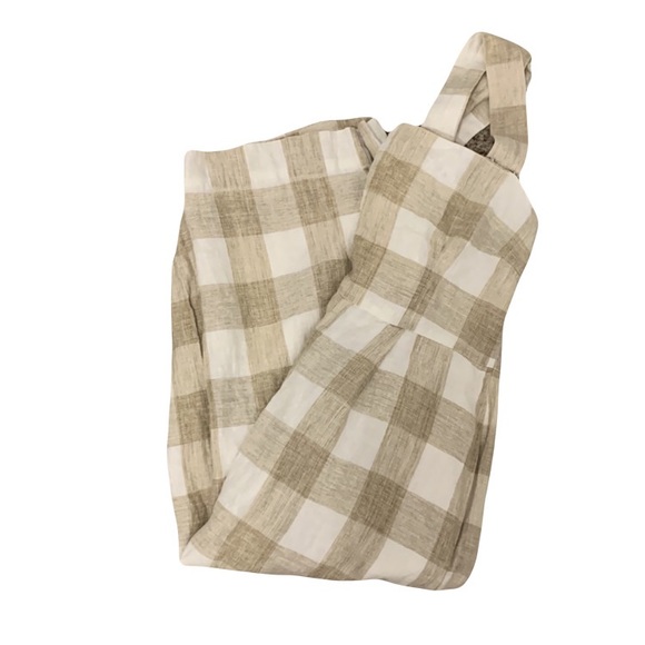 Anthropologie Linen romper 10 pants - Picture 5 of 6